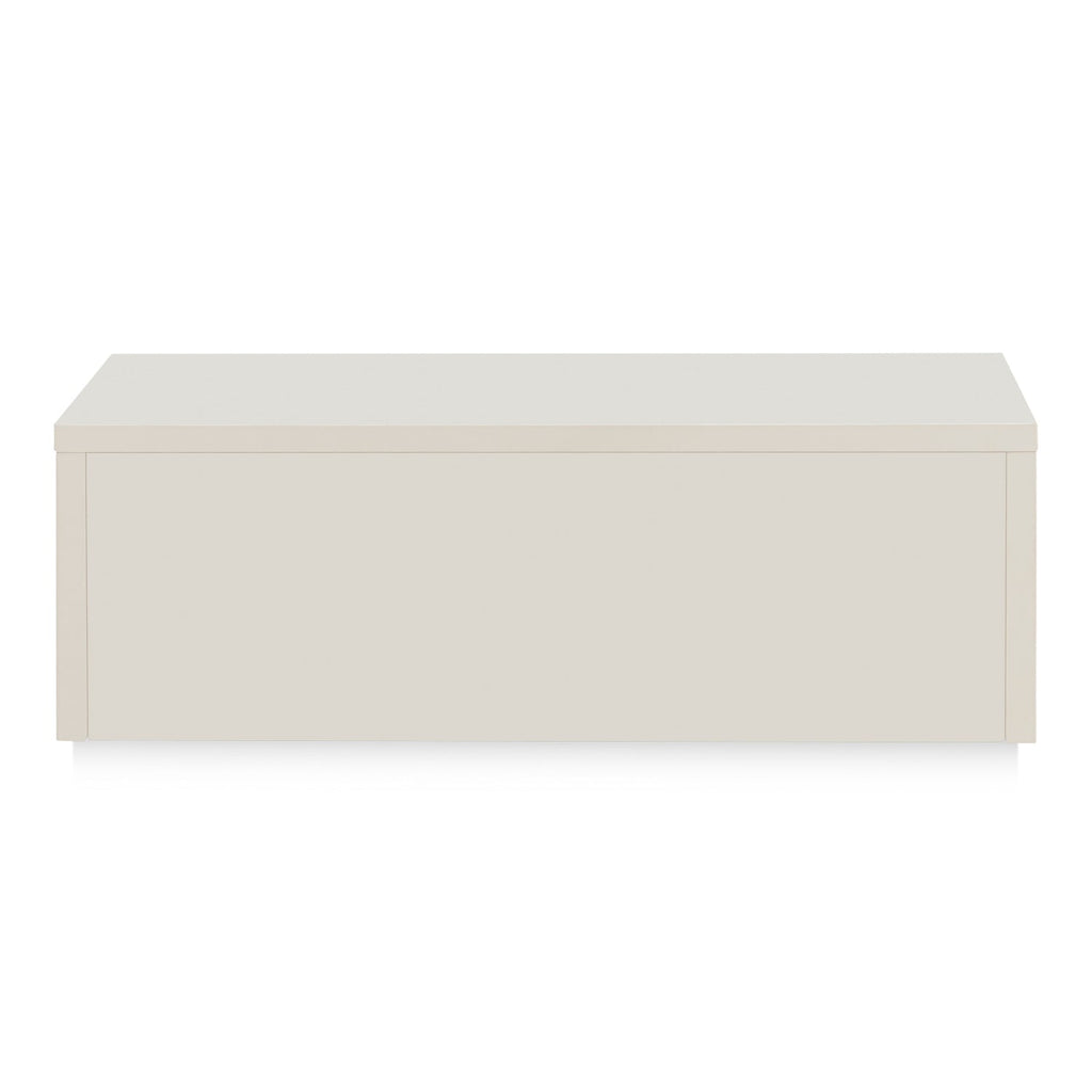Meuble d'entrée beige clair avec 1 tiroir