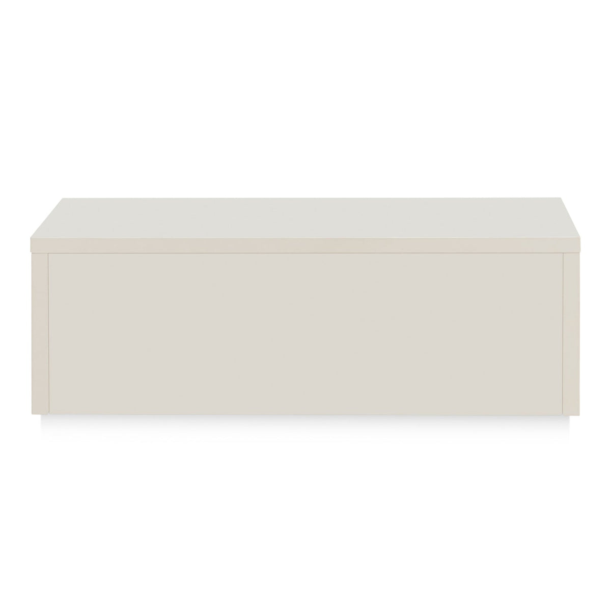 Meuble d'entrée beige clair avec 1 tiroir