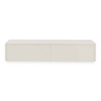 Meuble d'entrée beige clair à 2 tiroirs