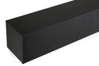 Meuble TV en chêne noir