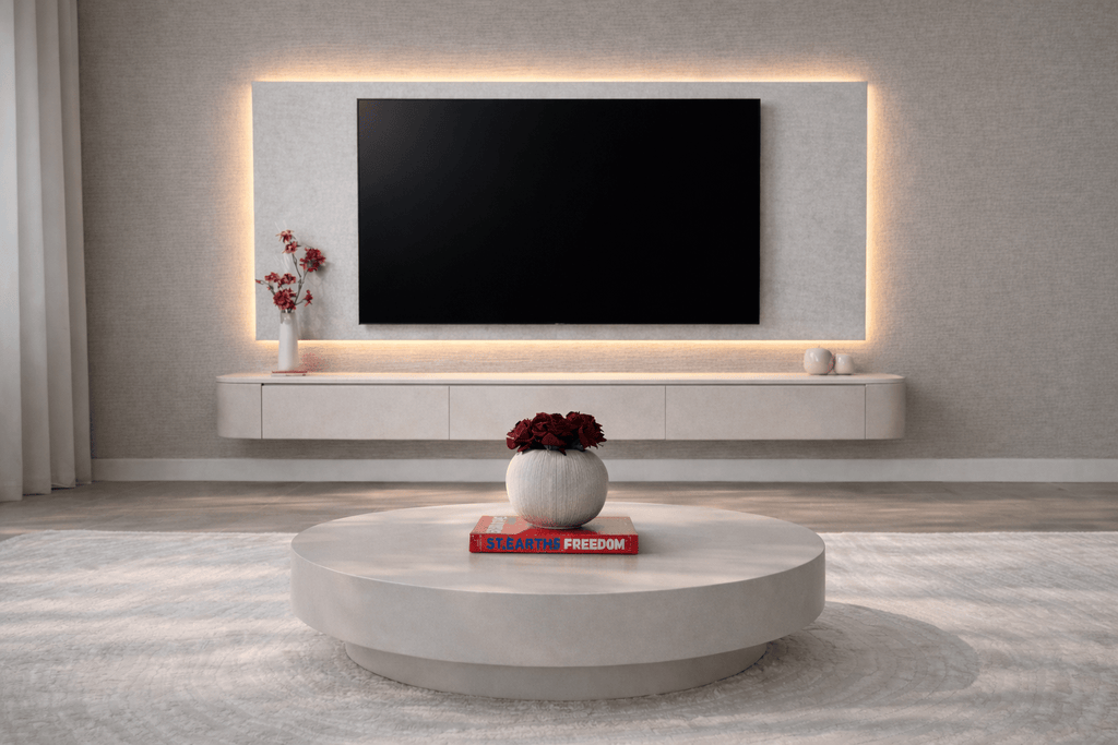 Japandi Tv Meubel Beige