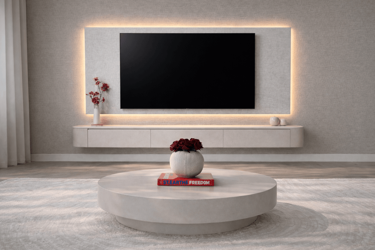 Japandi Tv Meubel Beige