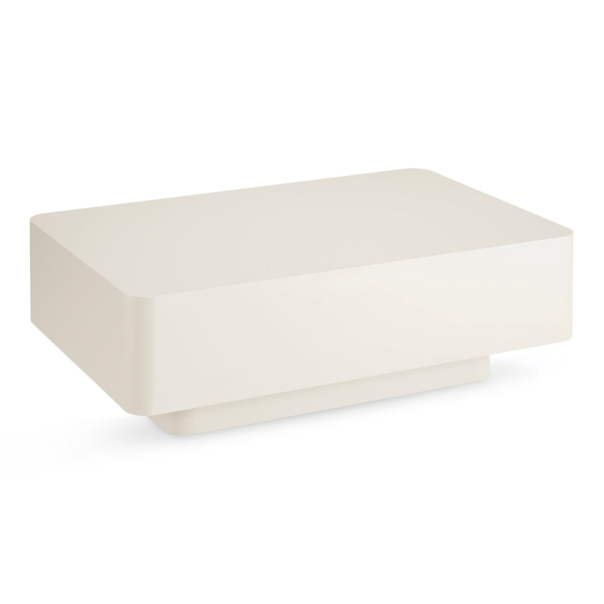 Table basse style Japandi, beige clair, L 120 cm x l 60 cm x H 38 cm