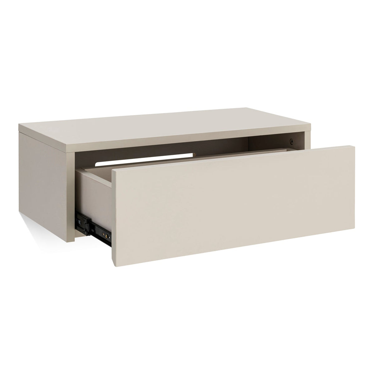 Meuble d'entrée beige clair avec 1 tiroir