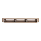 Meuble TV style Japandi en chêne beige clair