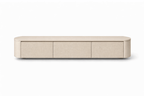 Meuble TV Japandi beige et lin