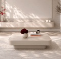 Table basse Japandi beige clair