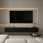 Meuble TV noir mat