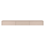 Meuble TV beige-taupe mat