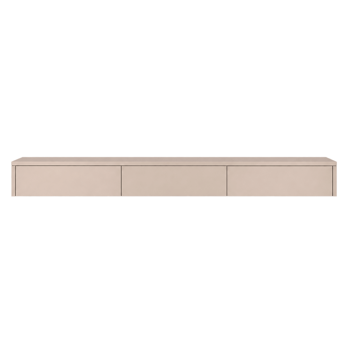 Meuble TV beige-taupe mat