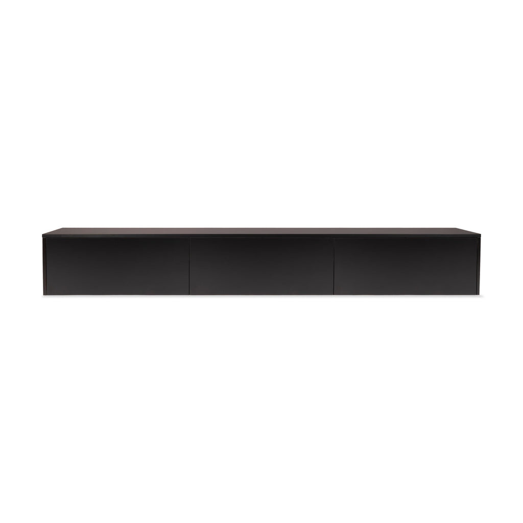 Meuble TV noir mat