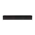 Meuble TV noir mat