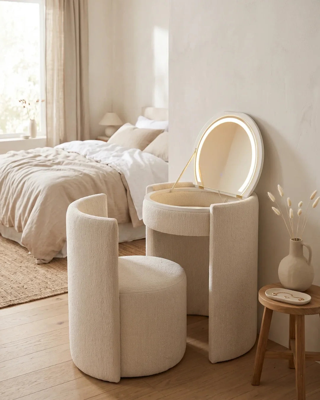 Table de maquillage avec miroir COZIA™