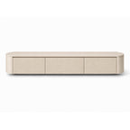 Meuble TV Japandi beige et lin