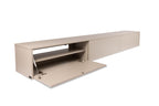 Meuble TV beige-taupe mat