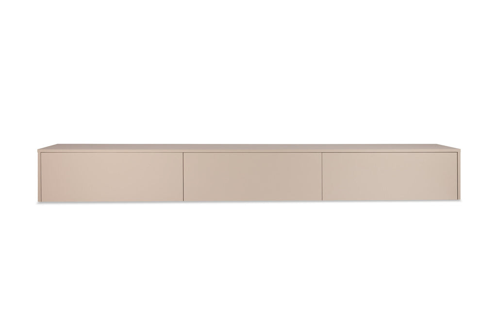 Meuble TV beige-taupe mat