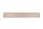 Meuble TV beige-taupe mat
