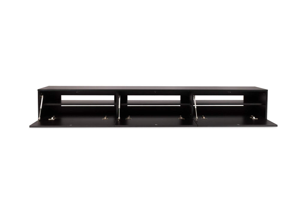 Meuble TV noir mat