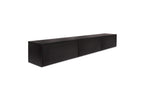 Meuble TV noir mat