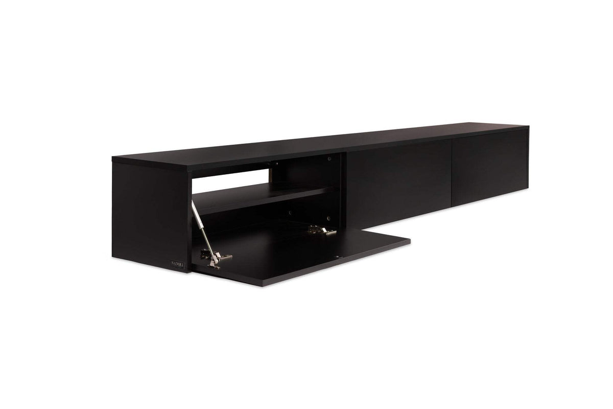 Meuble TV noir mat